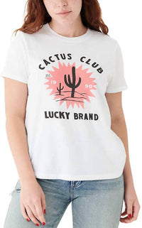 Lucky Brand - Women's Printed Short Sleeve T-shirt