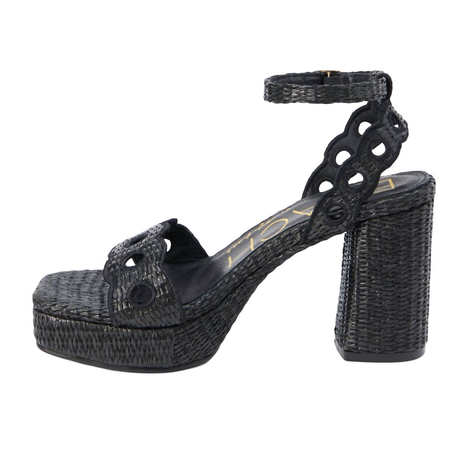Matisse Women's Moorea Block Heel Ankle Strap Sandals in black - women's sandal - alternate view