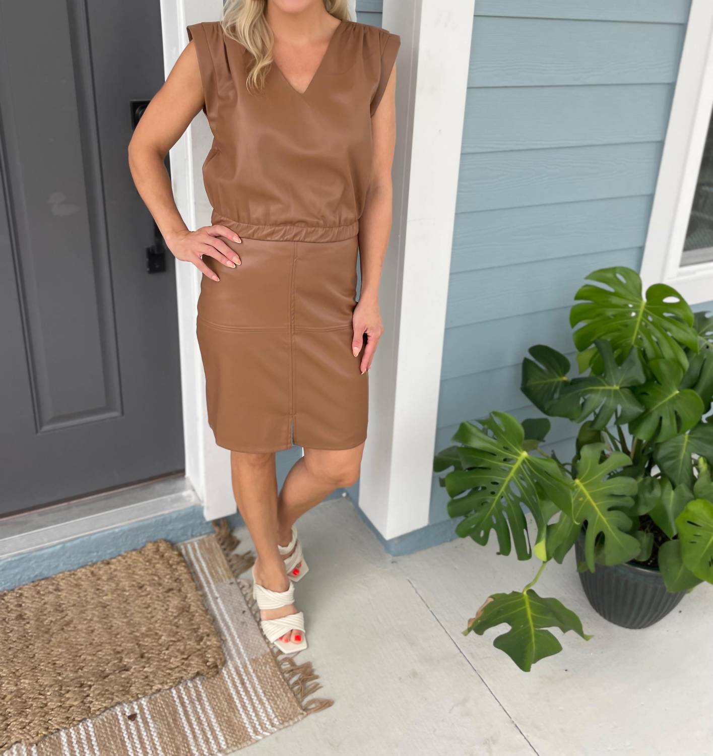 Bishop + Young - Vegan Leather Skirt