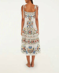 Farm Rio - Stitched Garden Long Dress