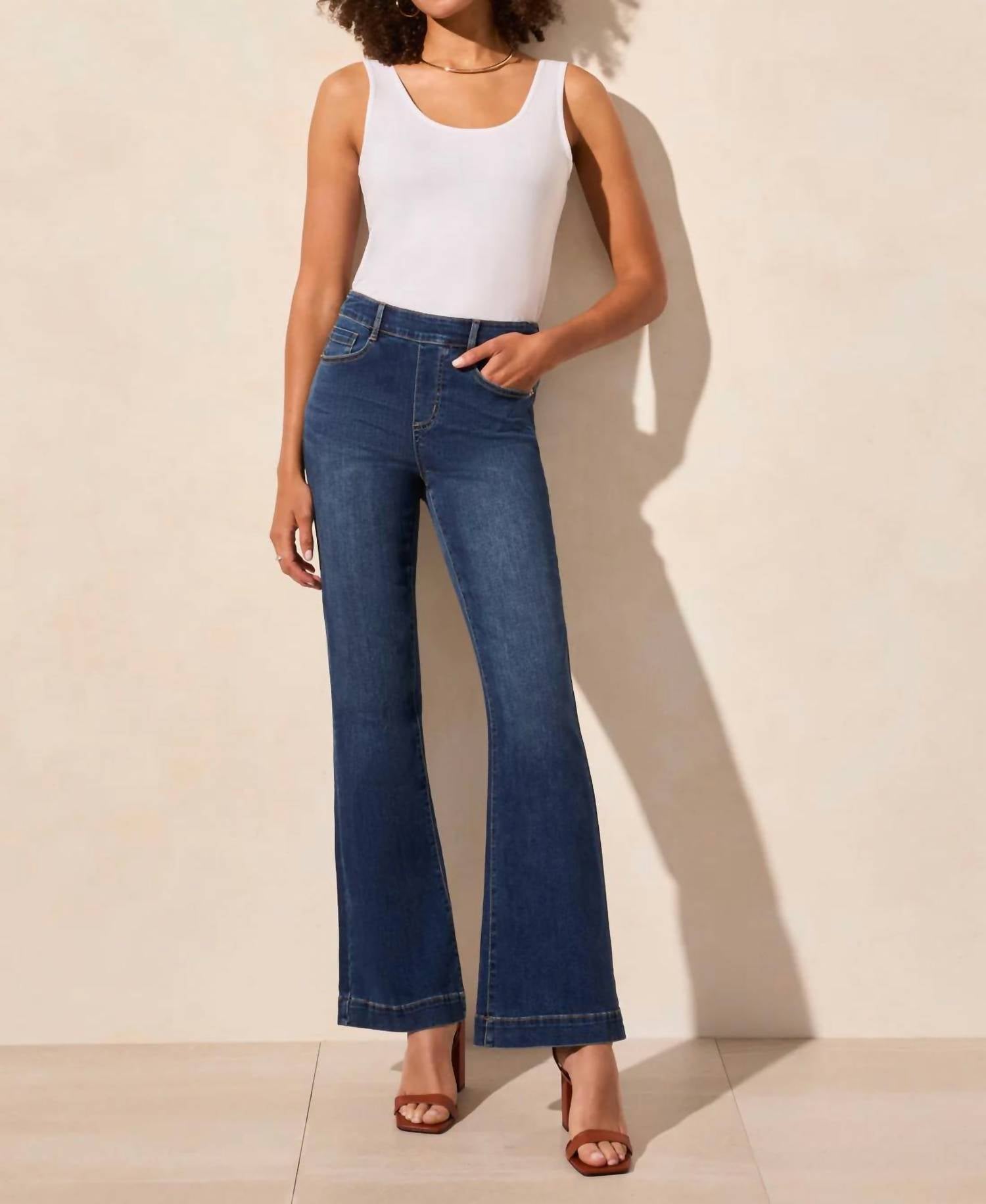 Tribal - Audrey Pull On Flare Leg Pants