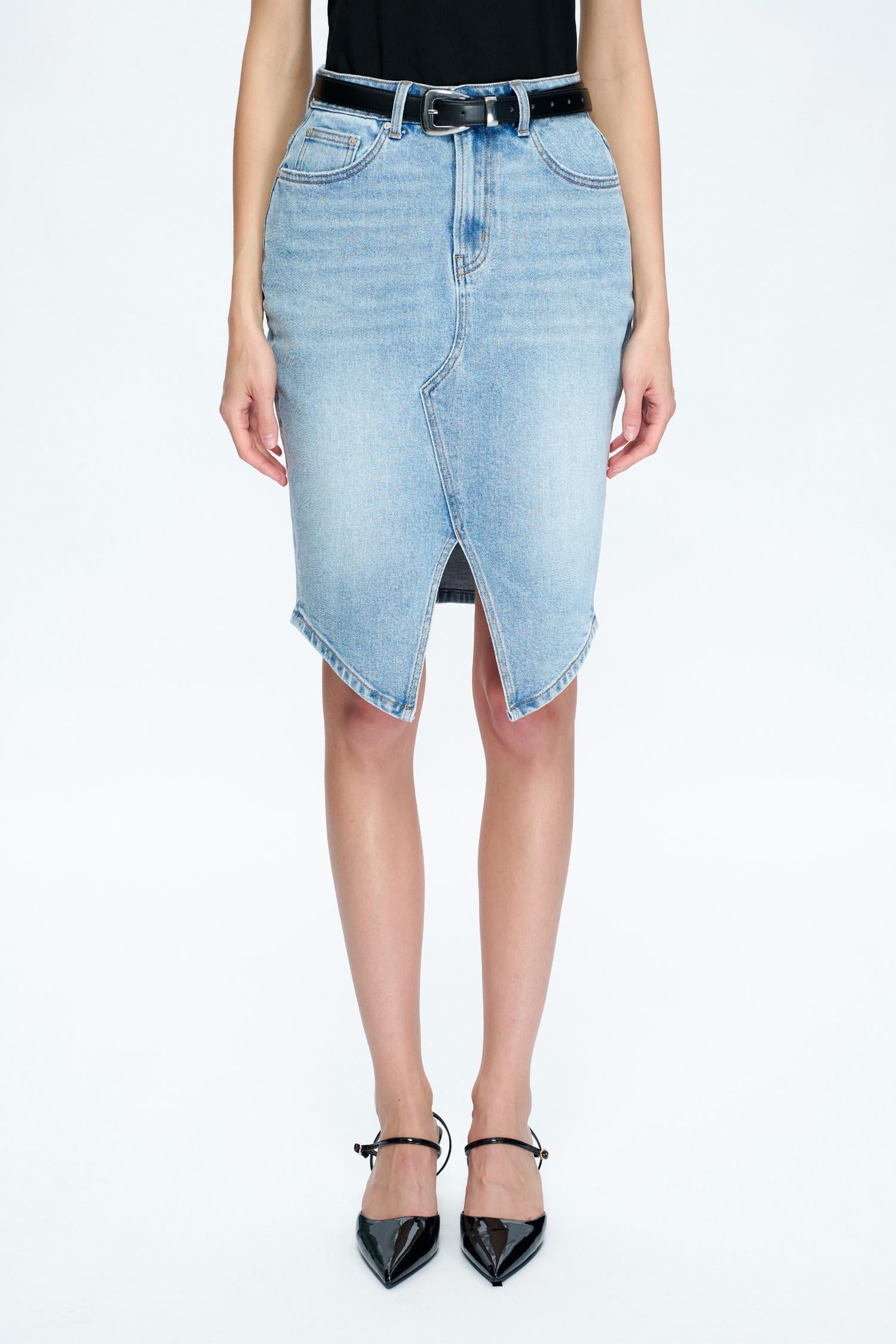 Bayeas - Tara Slit Midi Skirt