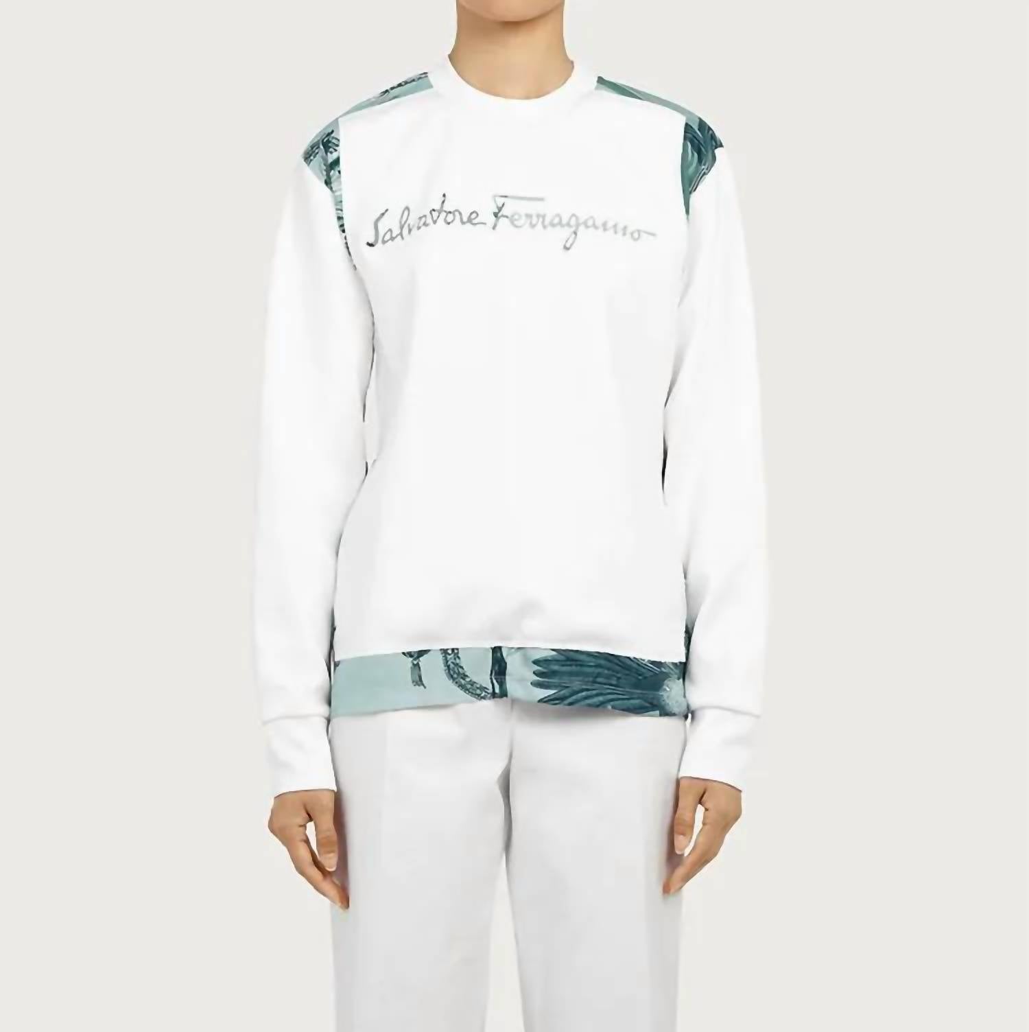 Salvatore Ferragamo - Women's Sweater With Silk Inserts