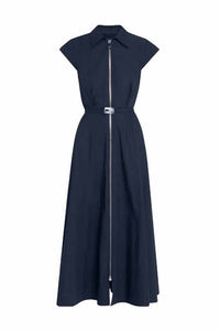 Brandon Maxwell - Jace Short Sleeve Collared Dress