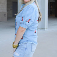 Layerz Clothing - Bailey Denim Top