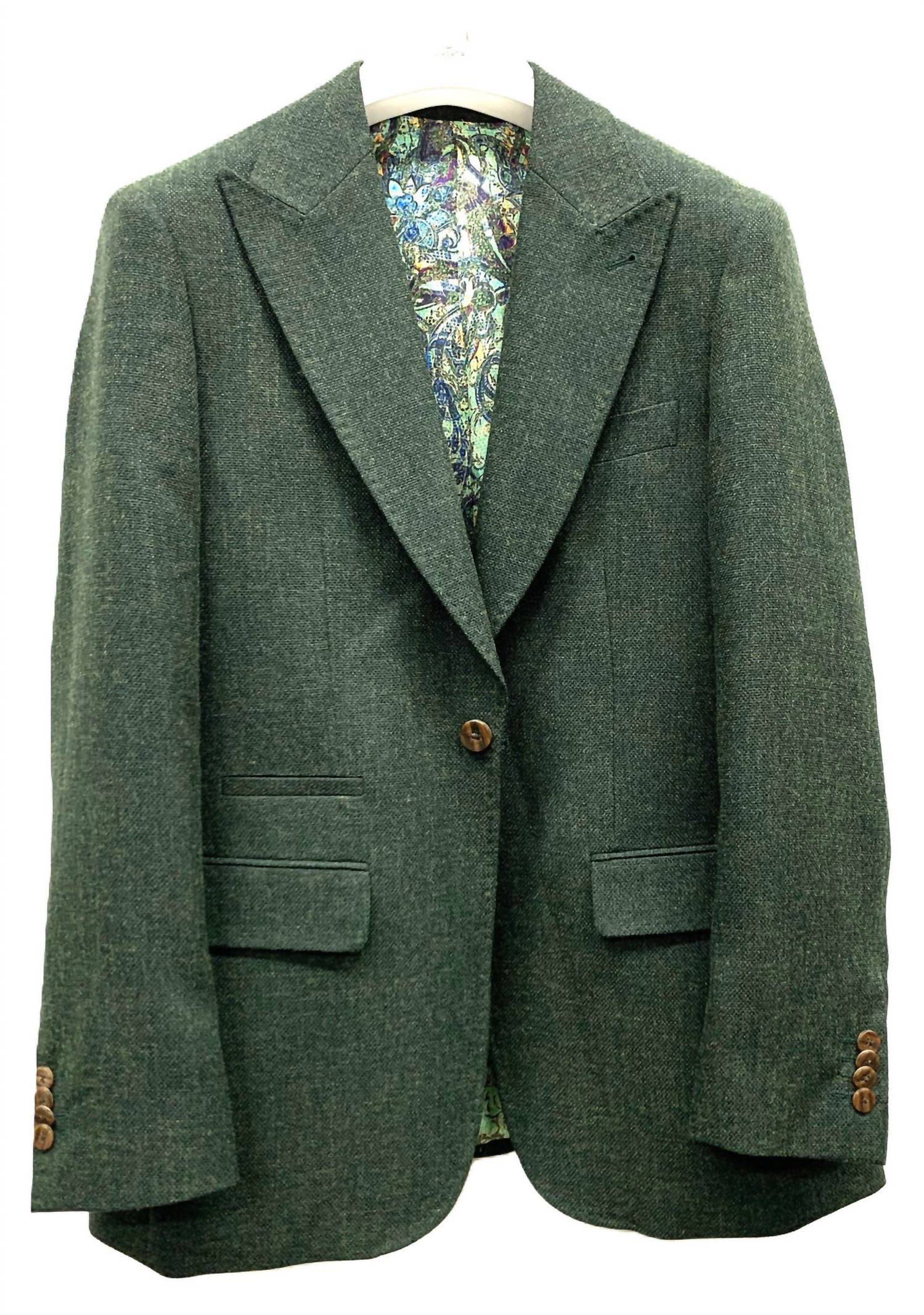 Cigar - Men's Classic Peak Lapel Blazer
