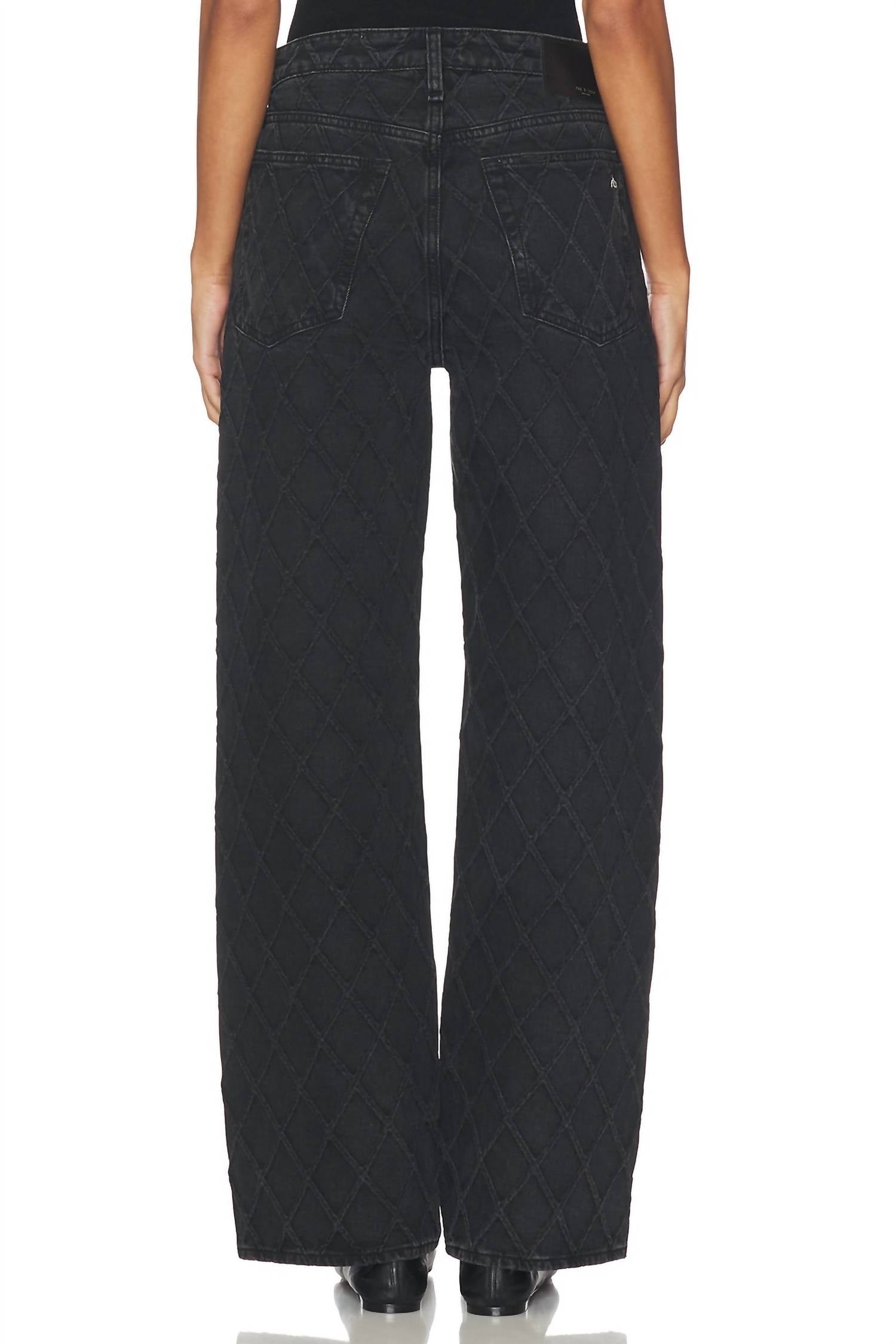 Rag & Bone - Logan Mid-rise Quilted Jeans