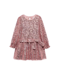 Abel & Lula Andrea Dress in rose - kids' dress - alternate view