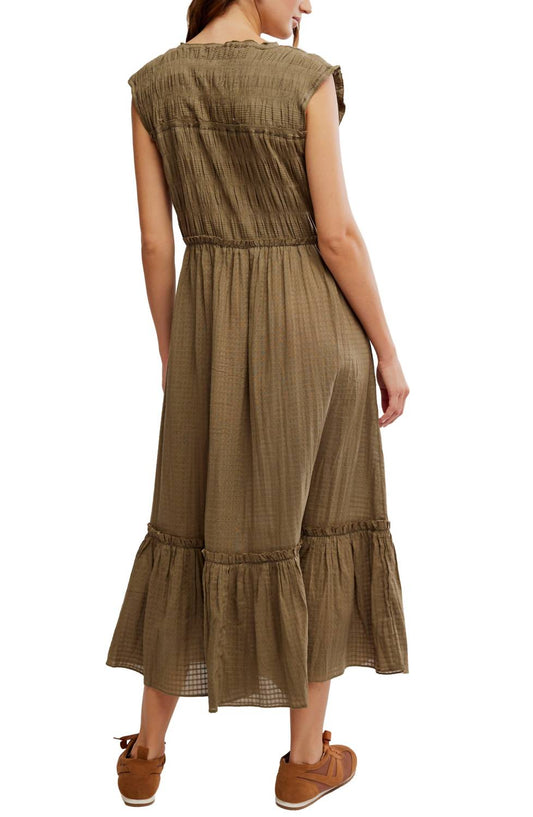 Free People - Desert Dazed Sleeveless Cotton Midi Dress