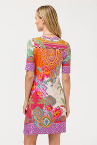 Johnny Was - JANIE FAVORITE ELBOW SLEEVE SWING DRESS