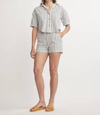 Self Contrast - Shaan Stripes Shorts