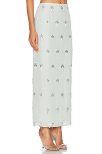 Leo Lin - Clementine Embellished Maxi Skirt