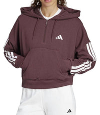 Adidas - Essentials 3-stripes French Terry Quarter-zip Hoodie
