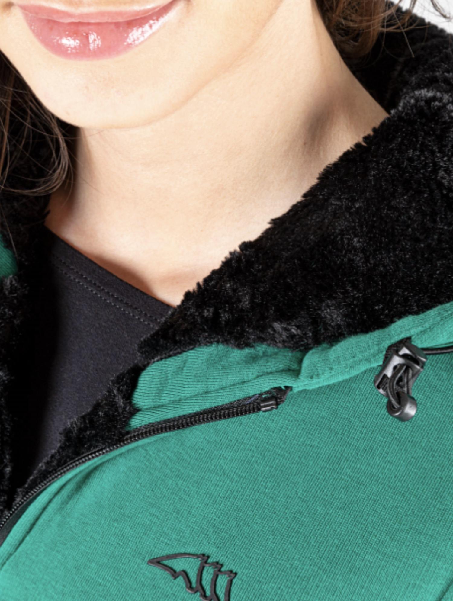 GREEN PEPPER WOMAN’S FULL ZIP HOODY SWEATSHIRT