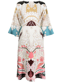 Valentino Cady Printed Dress in multi - women's dress - view 34