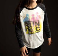 Rowdy Sprout - Kid's Run DMC Raglan Tee