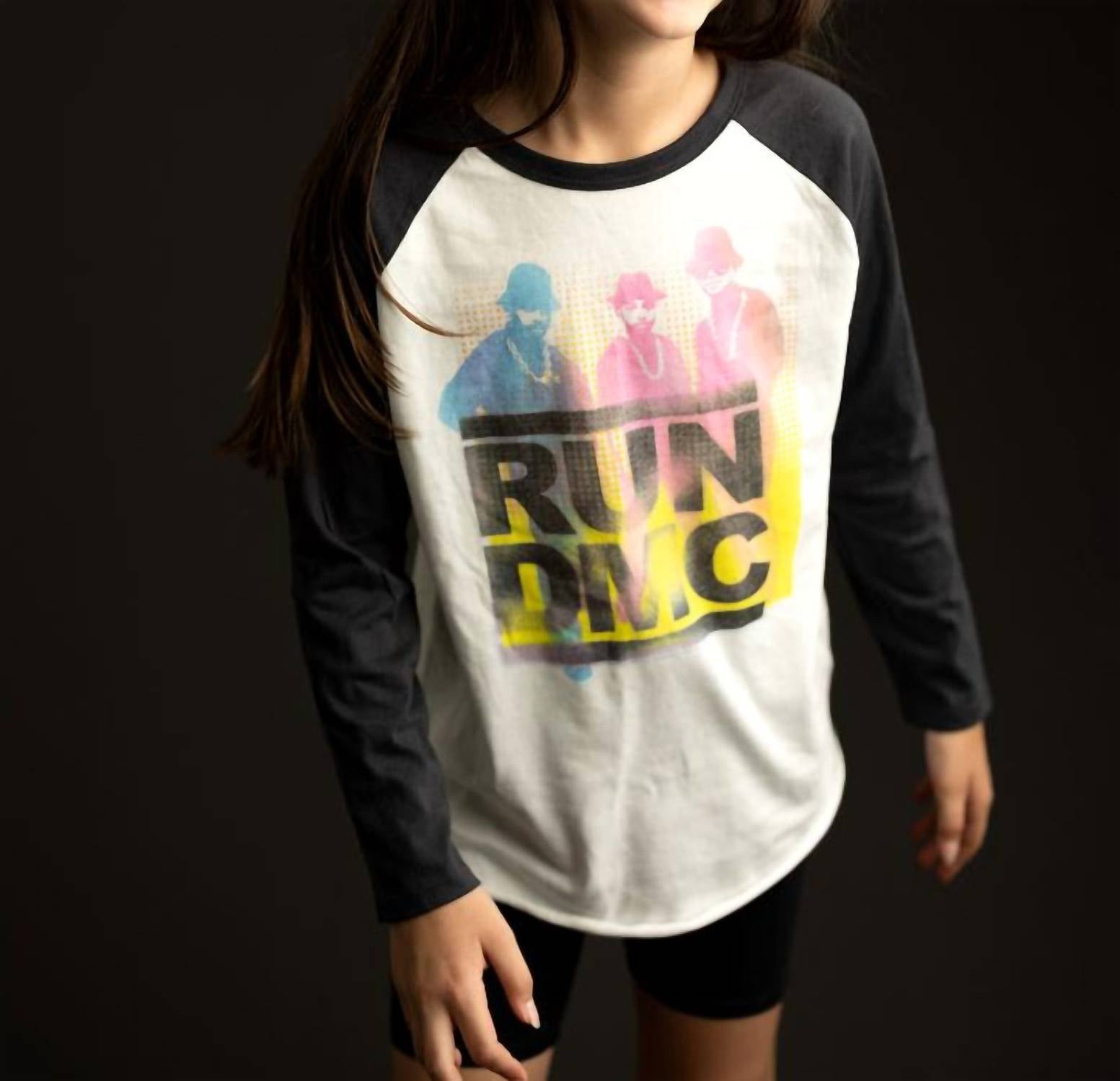 Rowdy Sprout - Kid's Run DMC Raglan Tee
