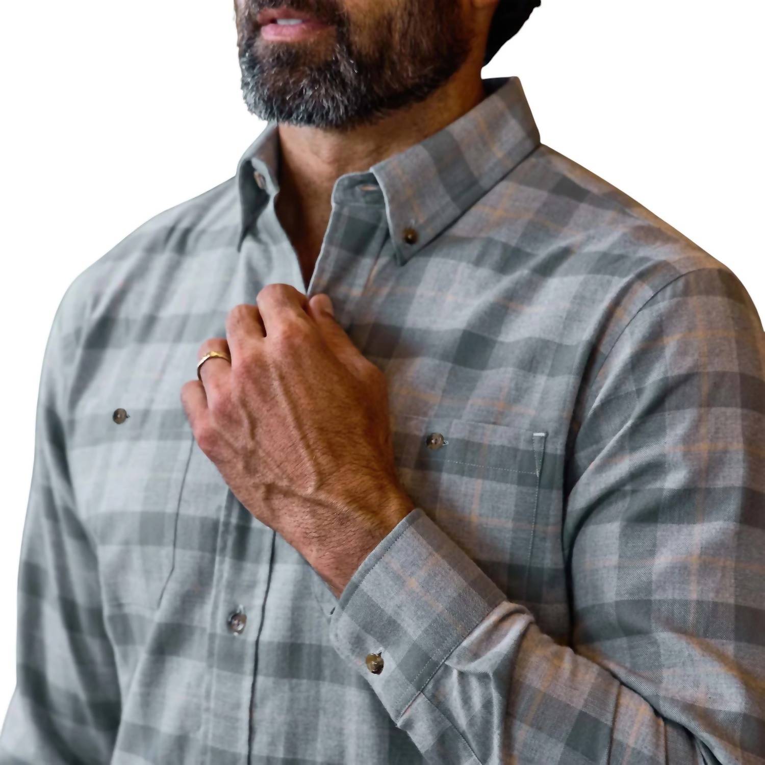 Tom Beckbe - Dixon Brushed Cotton Shirt