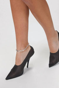 RAMONES HAMMERED CHAIN ANKLET