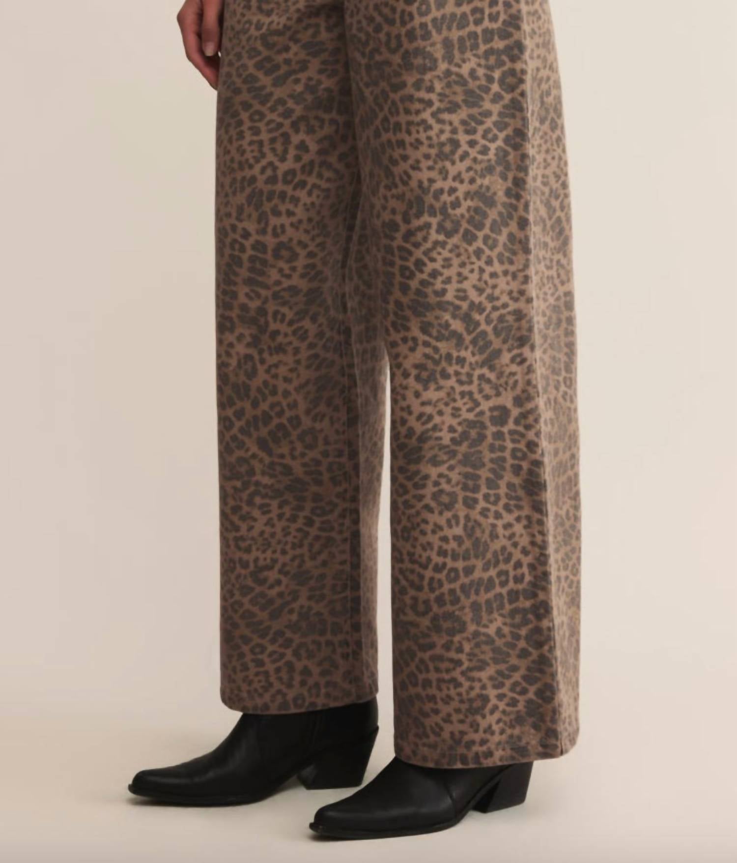 Z Supply - Marli Denim Leopard Pant