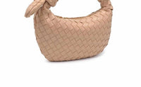 Urban Expressions - Women's Lizbeth Woven Knot Handle Clutch Bag