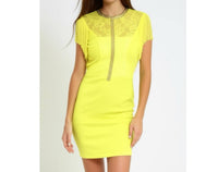 The Clothing Company - Mini Embellished Fringe Lined Dress