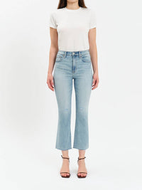 Daze - Shy Girl High Rise Crop Flare Jean
