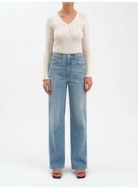 DAZE City High Rise Straight Leg Jeans in be mine vintage - women's jeans