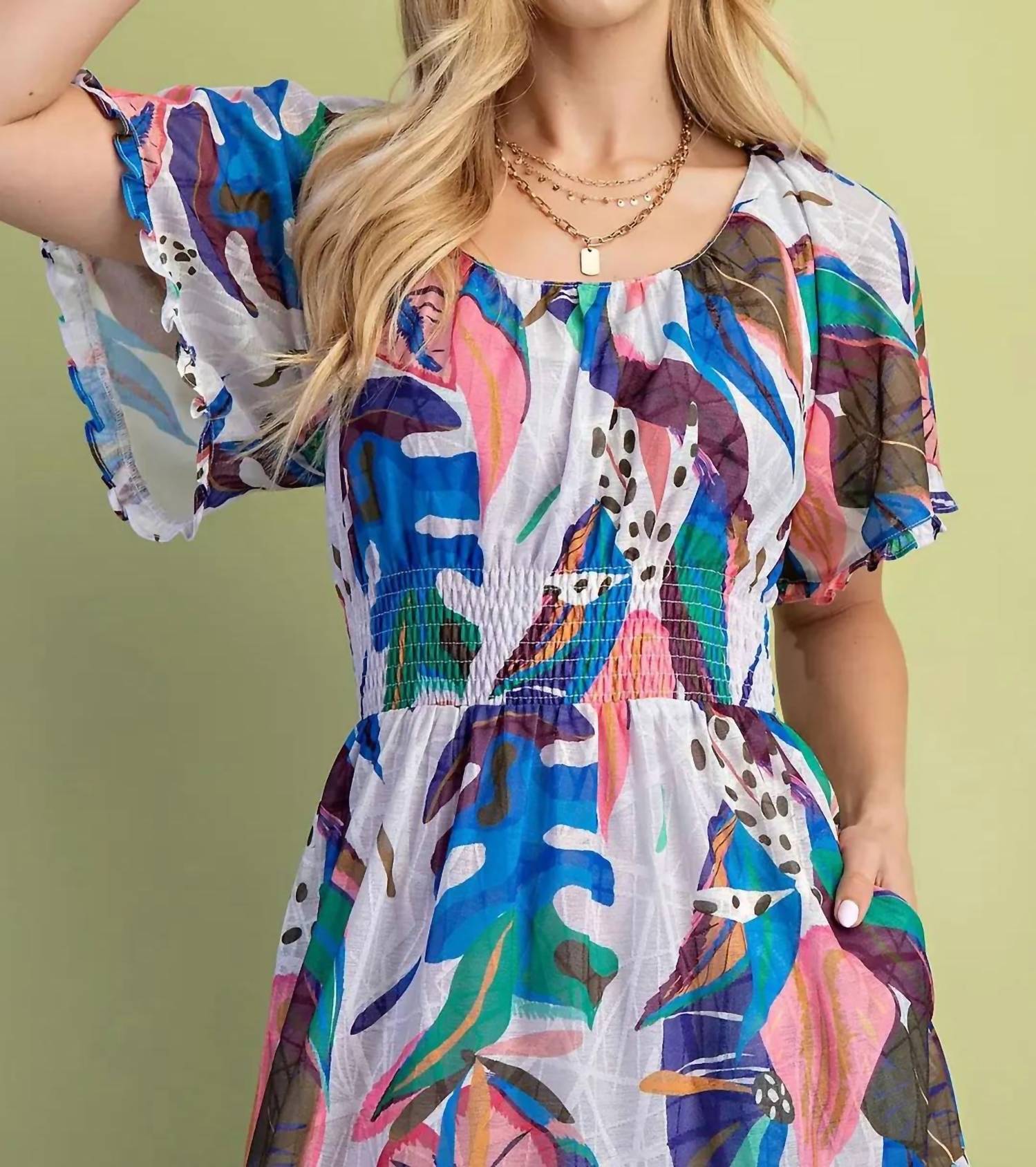 Gigio - Tropics Vacay Midi Dress