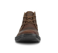 Dr. Comfort Shoes Men's Ruk Chukka Boot in brown - men's boots - detail view