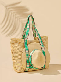 Shiraleah - Women's Dorian Tote And Hat Set
