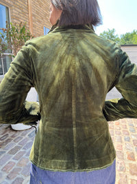 Imp Of The Perverse - Women's Hand Dyed Velvet Jacket