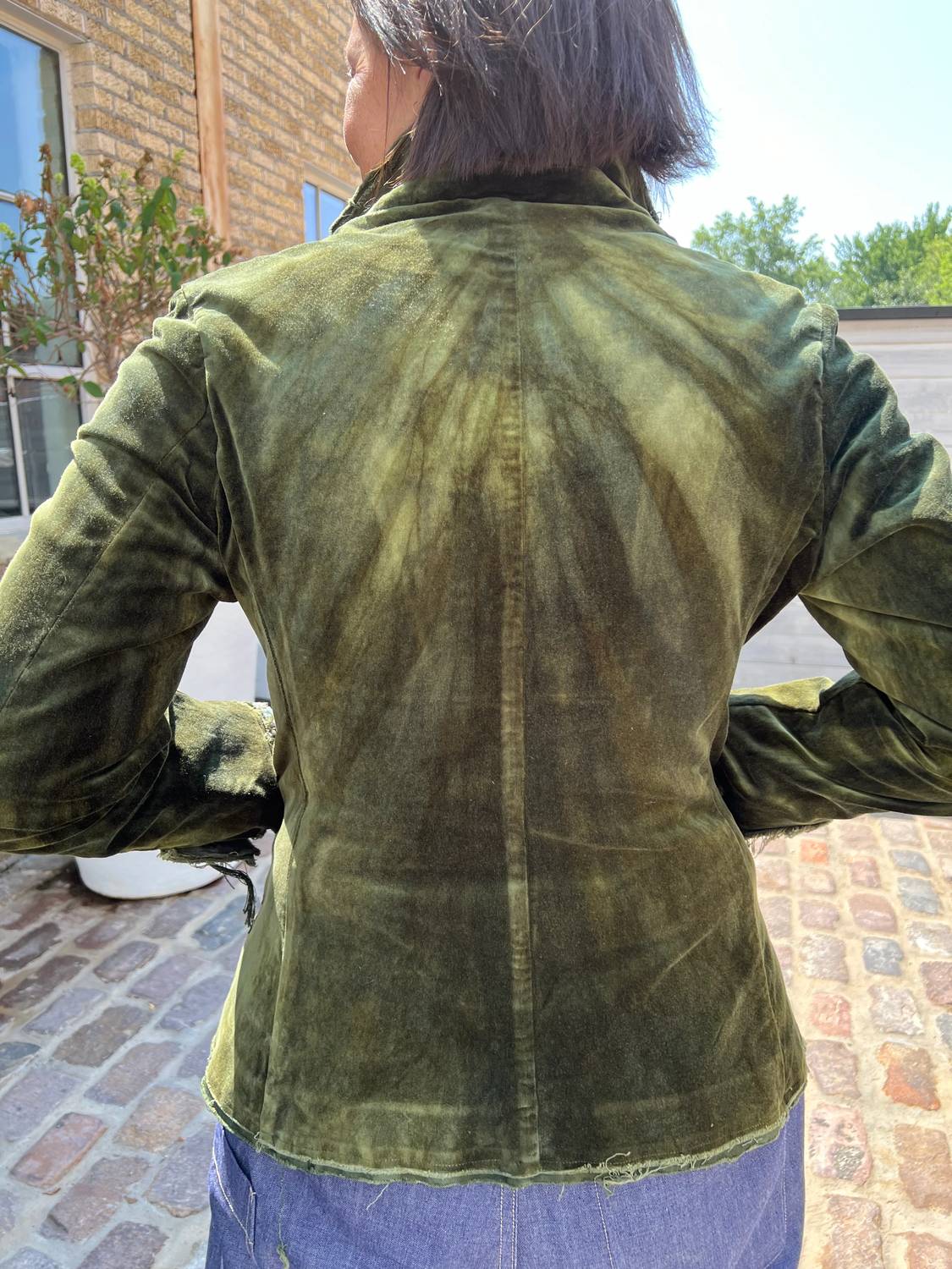 Imp Of The Perverse - Women's Hand Dyed Velvet Jacket
