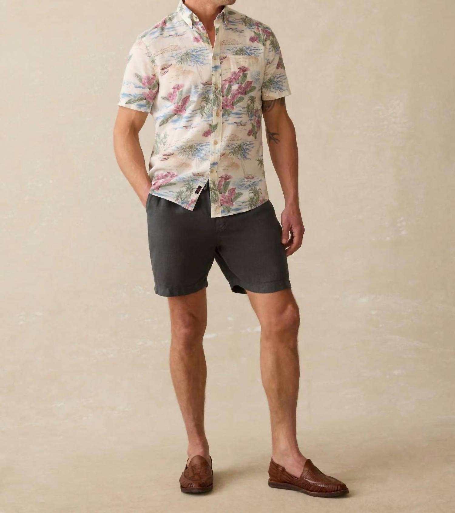 Faherty - Short-sleeve Breeze Shirt