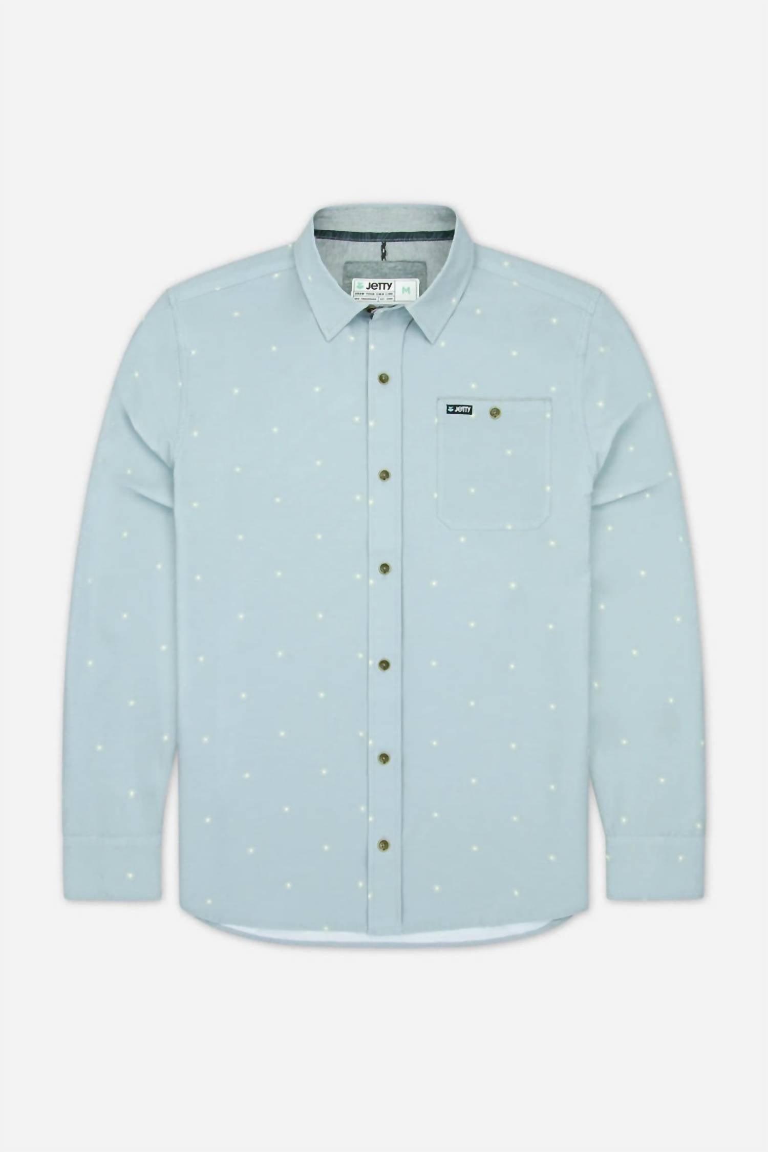 Jetty - Men's Longwood Stretch Longsleeve Woven Shirt