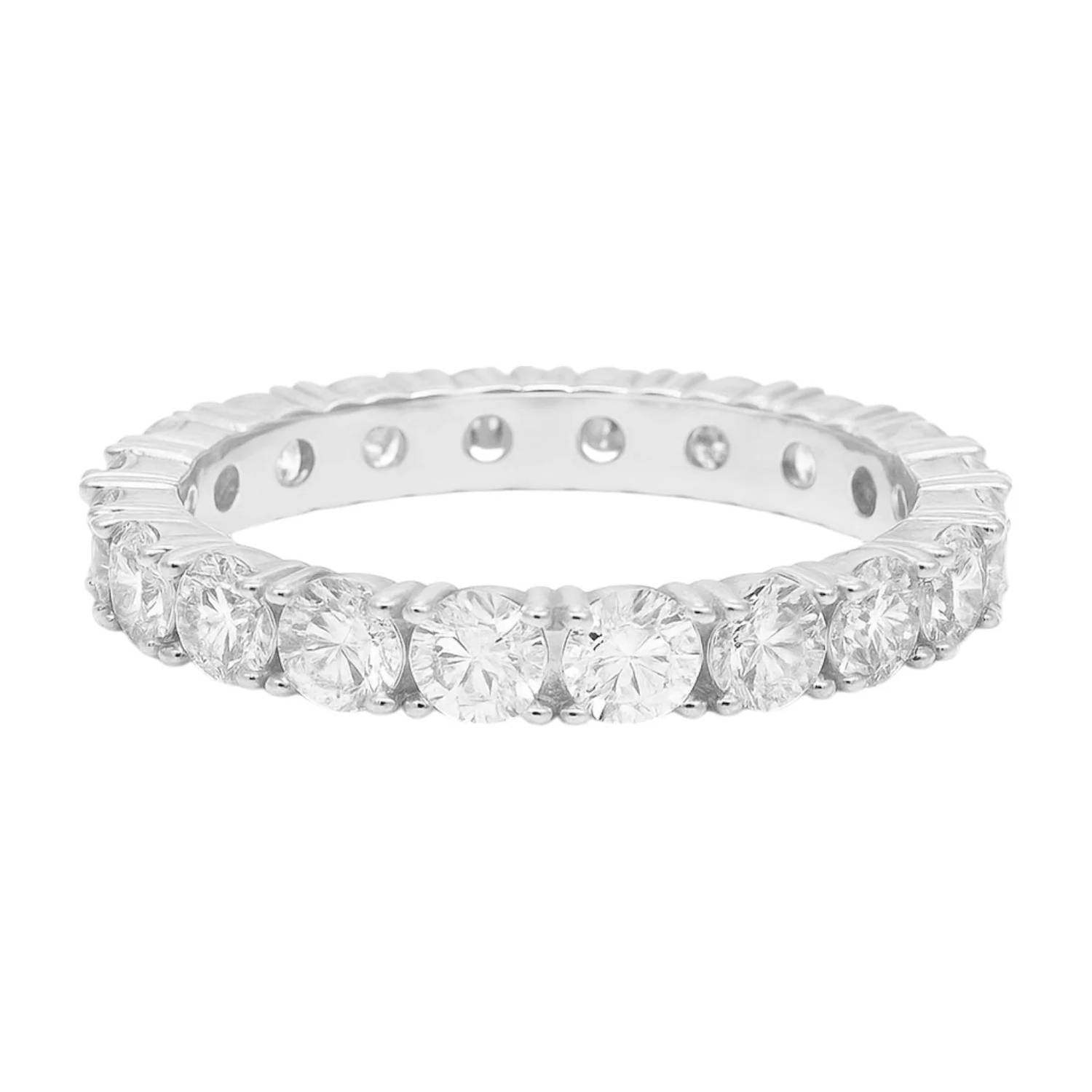 Allyanna Gifts - Women's Moissanite 3.0ct Eternity Ring Band