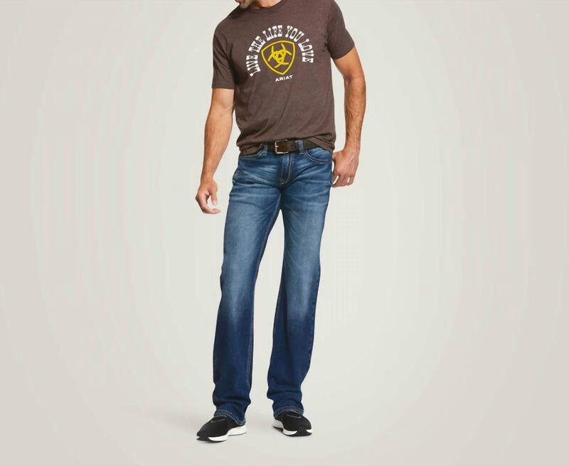ARIAT M7 Rocker Stretch Nassau Stackable Straight Leg Jeans in summit - men's jeans