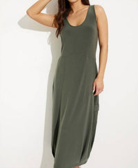 Sympli - Pleated Hem Tank Dress