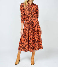 Ivy Jane - Native Print Shirt Dress