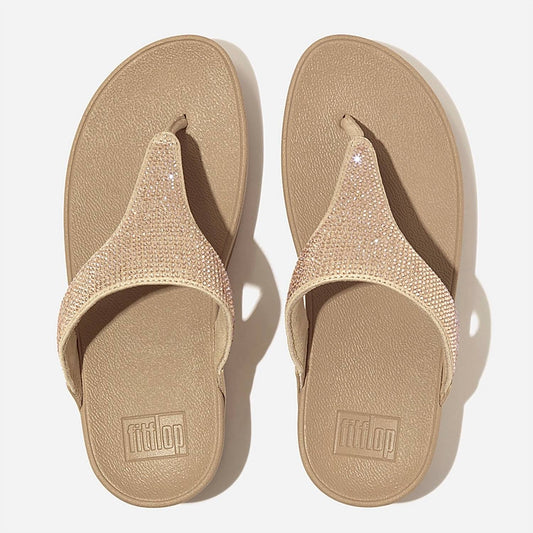 Fitflop - Women's Lulu Crystal Embellished Toe-post Sandal