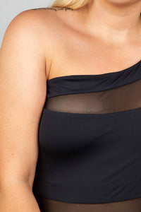 Nomads - Coast One Shoulder One-piece Swimwear - Plus