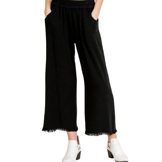 Umgee - Tamika Wide Leg Pants