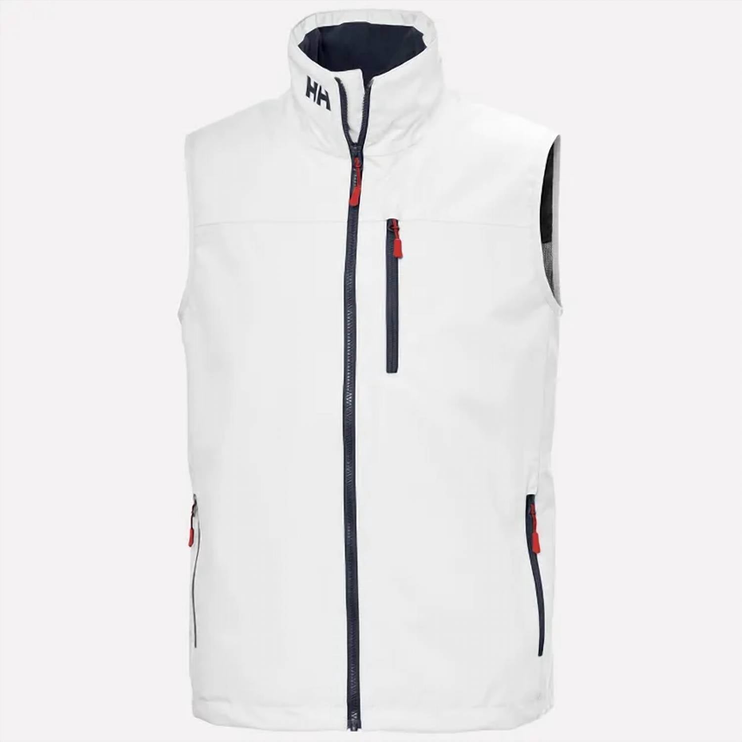 Helly Hansen Men's Crew Vest in white - men's jacket