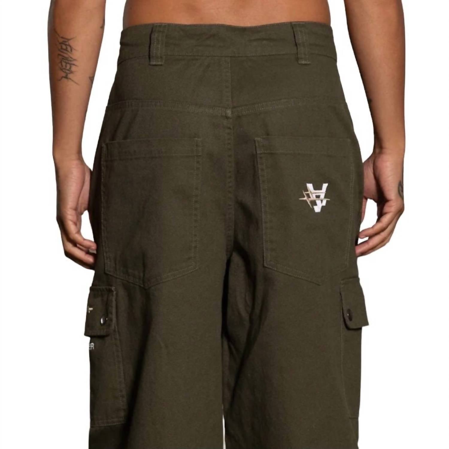 Loiter Anti Flow Cargo Pants in olive - men's pants - view 8