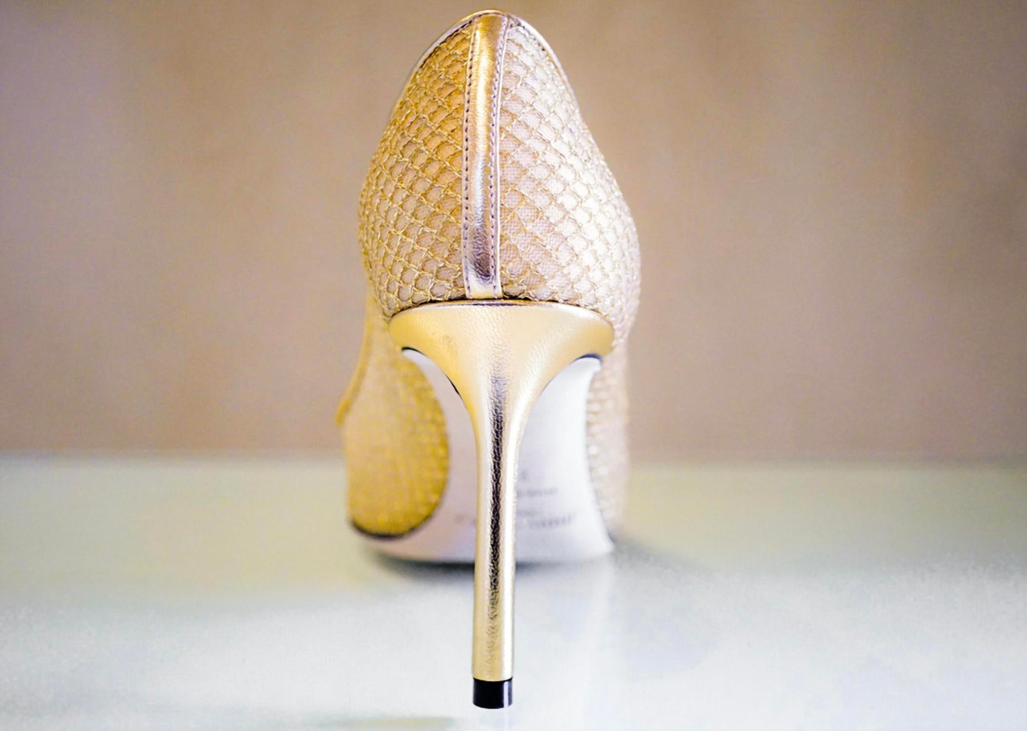 Jimmy Choo - Women's Romy 85 Patent Mesh Pumps