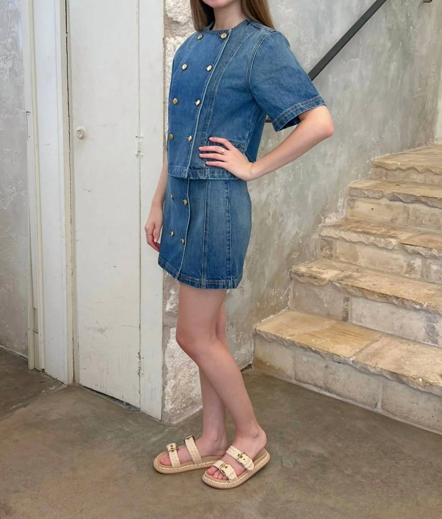 Ulla Johnson - Clara Denim Mini Skirt