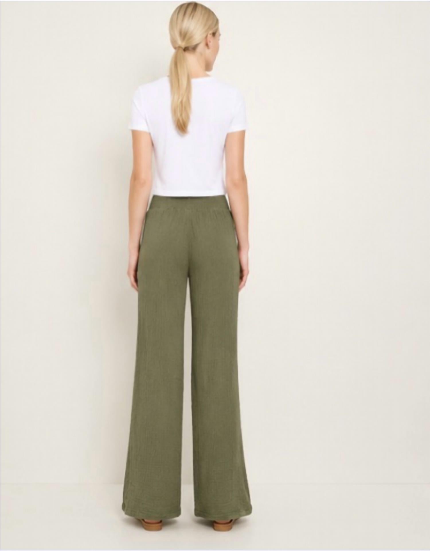 Michael Stars - Susie Gauze Smocked Waist Pant