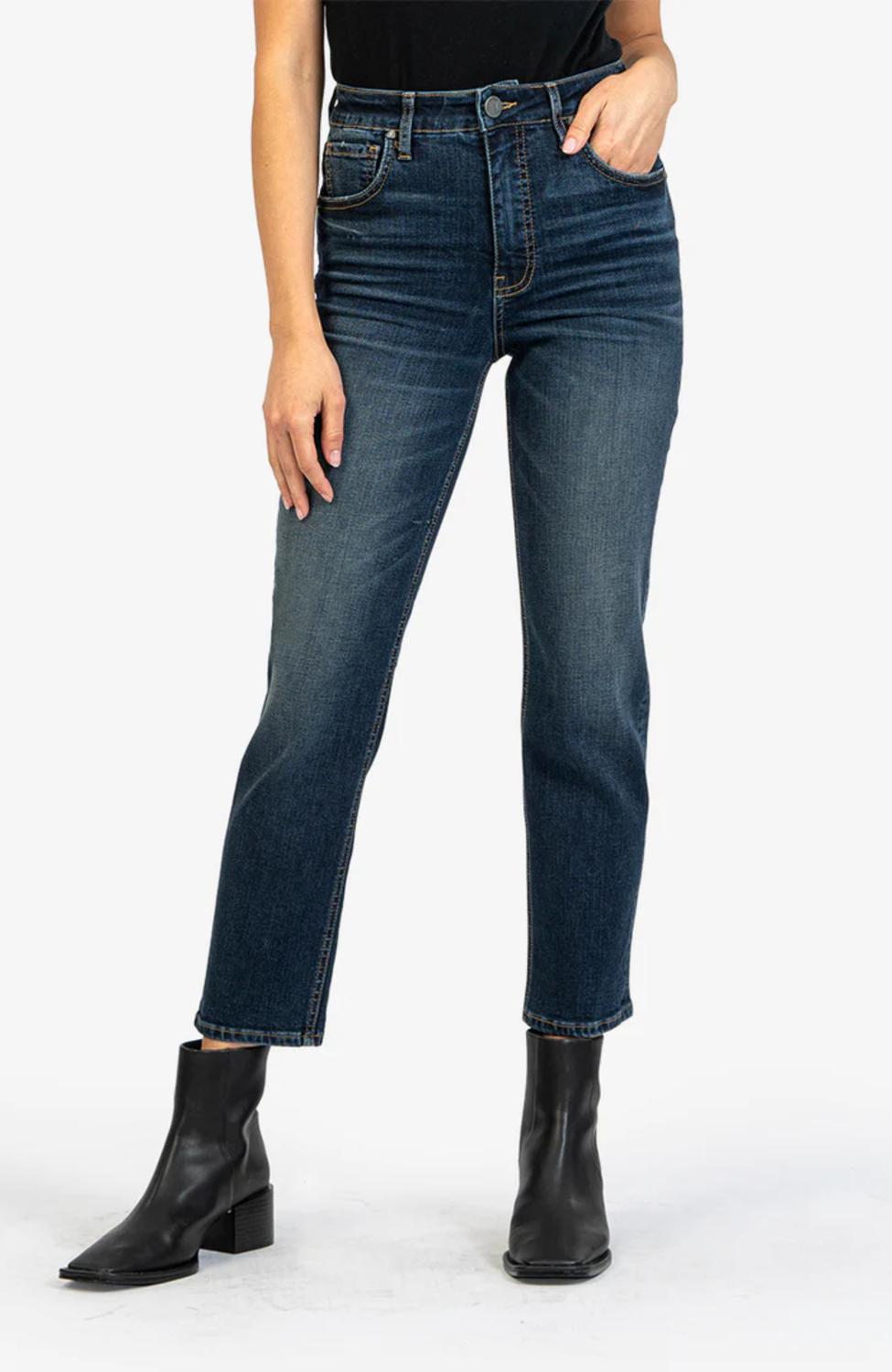Elizabeth High Rise Fab Ab Straight