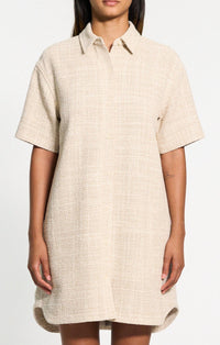 Theory - Tweed Shirtdress