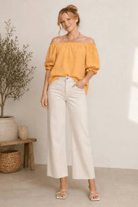 Vervet By Flying Monkey - Driftwood Coast Wide Leg Jeans
